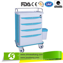 Feito na China ABS Emergency Drugs Trolley